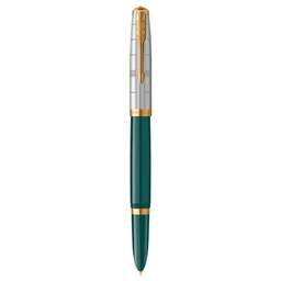 PARKER Ручка перьев. 51 Premium (CW2169074) Forest Green GT F ст.нерж. подар.кор