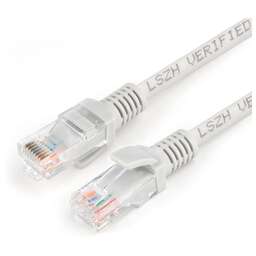 PREMIER Патч-корд PP31-2M-LSZH 1Гбит/с UTP 4 пары cat.5E CCA molded 2м серый RJ-45 (m)-RJ-45 (m)