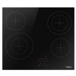 HANSA Электрическая варочная поверхность BHC96508, конфорок: 4 шт., стеклокерамика, независимая, черный