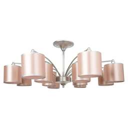 HIPER Люстра Peach H161-0, 12 х 40 Вт, розовый/серебро