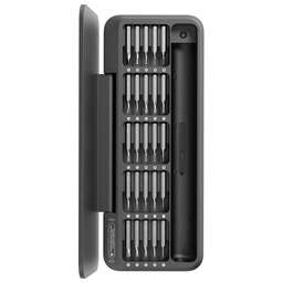 HOTO Аккумуляторная отвёртка с набором бит Precision Screwdriver ADV (серый, QWLSA001)