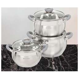 DANIKS SD-6N (294429) 6 пр, кастрюли 1.9,2.9,3.9