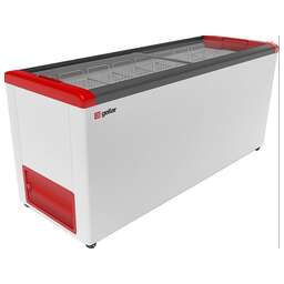 GELLAR FG 700 C красный (ларь, стекло)