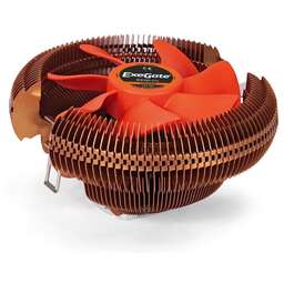 EXEGATE EX286151RUS Кулер EE90-Cu (Al+Copper, LGA775/1150/1151/1155/1156/1200/AM2/AM2+/AM3/AM3+/AM4/FM1/FM2/754/939/940, TDP 80W, Fan 90mm, 2200RPM, H