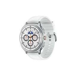 Samsung Galaxy Watch 8 Classic, LTE, 46 мм, 1.34 Super AMOLED, серебристый/белый (SM-L505FZWACAU)