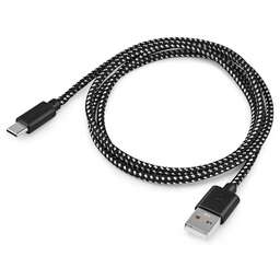 BURO Кабель Braided BHP RET TYPEC1 USB (m)-USB Type-C (m) 1м