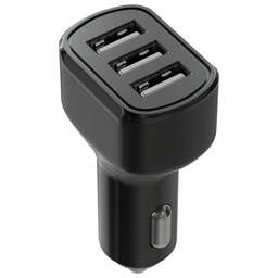 WIIIX Автомобильное зар./устр. UCC-5-3-01-QC-ANT 2.1A (QC) 3xUSB универсальное черный