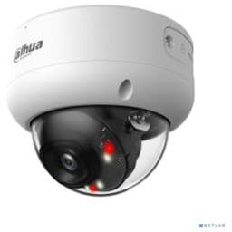 DAHUA DH-IPC-HDBW3449EP-S-IL-0280B Уличная купольная IP-видеокамера 4Мп; 1/2.9” CMOS; объектив 2.8мм; ИК 40м, LED 40м; IP67, IK10; металл
