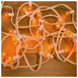 NEON-NIGHT (331-301) ГИРЛЯНДА LED GALAXY BULB STRING 10М, 30 ЛАМП*6 LED ЖЕЛТЫЕ, IP65
