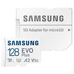 SAMSUNG Флеш карта microSDXC 128Gb EVO Plus (30/160 Mb/s, adapter) (MB-MC128SA/APC)