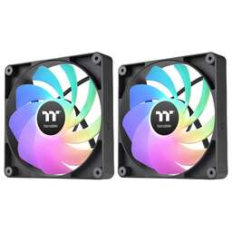THERMALTAKE Вентилятор для корпуса CT120 Sync Reverse ARGB 120х120x25 черный 4-pin 31.2дБ (упак.:2шт) (CL-F173-PL12SW-A) Ret