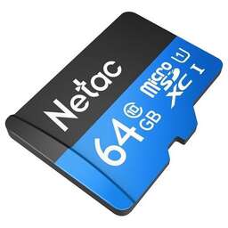 NETAC Micro SecureDigital 64GB microSDXC Class10 NT02P500STN-064G-S P500 w/o adapter
