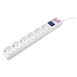 POWERCUBE Фильтр-удлинитель Power Cube SPG6-A4 6 розеток, белый, 3м, 16А/3,5 кВт, 3*1.5мм²