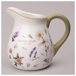 AGNESS КУВШИН "FLOWER STORY" 18*13*16,5 СМ 1150 МЛ (КОР=16ШТ.) 358-2179