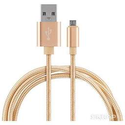 ENERGY Кабель ET-28 USB/MicroUSB, цвет - золотой
