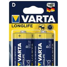 VARTA LR20 D BL2 LONGLIFE ALKALINE 1.5V (4120) (4120113412)