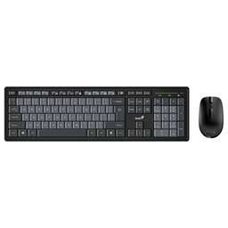 GENIUS Комплект кл-ра+мышь беспроводн. Smart KM-8200 black/grey USB (31340003421)