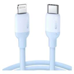 UGREEN Кабель US387, Lightning (m) - USB (m), 1м, MFI, 3A, голубой [20313_]