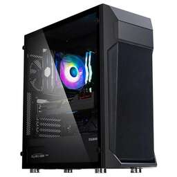 ZALMAN Корпус MIDITOWER ATX W/PSU BLACK Z1 PLUS