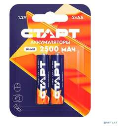 СТАРТ HR6 AA 2500mAh Ni-MH BL2 24/384 (2 шт. в уп-ке)
