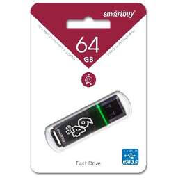 SMARTBUY (SB64GBGS-DG) 64GB GLOSSY SERIES DARK GREY USB 3.0