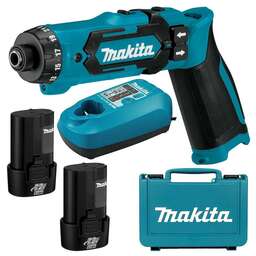 MAKITA Отвертка аккум. DF012DSE аккум. патрон:шестигранник 6.35 мм (1/4) (кейс в комплекте)
