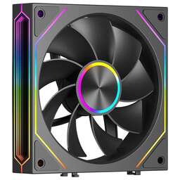 PCCOOLER Вентилятор F3 X120R BK Reverse, 120мм, 4-pin, 1800об/мин, 15 - 28.4 дБ, ARGB, черный, Ret [f3x12r-bkac-gl]