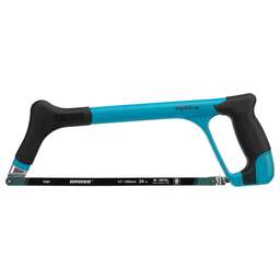 GROSS Ножовка по металлу "Piranha", 300 мм, трехкомпонентная металлопластиковая рамка 77602