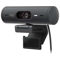 LOGITECH Web-камера HD Webcam Brio 500, черный/черный [960-001422]