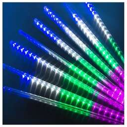 FUNRAY уличная Тающие сосульки SE-TUBE-848M,384ламп,мульт(4цв),IP44,проз.шн.2м,СОЕД