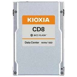 TOSHIBA SSD накопитель Kioxia CD8-R 7.68ТБ, 2.5", PCIe 4.0 x4, NVMe, U.3 [kcd81rug7t68]