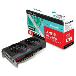 SAPPHIRE Видеокарта AMD Radeon RX 7600XT 11339-04-20G RX 7600 XT GAMING OC 16ГБ Pulse, GDDR6, OC, Ret