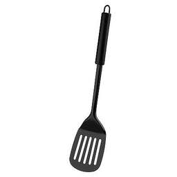 MALLONY Лопатка с отверстиями CLASSICO NERO из нержавеющей стали, цвет - черный, non-stick (раб часть) (105272)