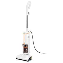 KITFORT Паровой пылесос (handstick) КТ-5157-2, 1000Вт, белый/оранжевый