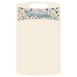 HOMVER Bergamo Терраццо прямоугольная 335x220x4мм с декором (светло-бежевый) 223134225/01