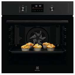 ELECTROLUX Духовой шкаф электрический EOD4P57H, 72л, дверца с 3 стеклами, черный