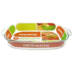 APPETITE Форма стекл прям 28х18х5см/1,5л с руч ТМ