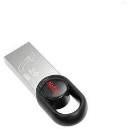NETAC Флеш Диск 64GB UM2 NT03UM2N-064G-20BK USB2.0 серебристый/черный