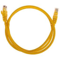 REXANT Патч-корд U/UTP CAT 6, RJ45-RJ45, 26AWG, LSZH, желтый, 1м