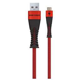 MORE CHOICE (4627151198118) K41Sm Smart USB 3.0A для micro USB - 1 м , Red Black