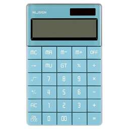 DELI Калькулятор настольный Nusign ENS041blue синий 12-разр