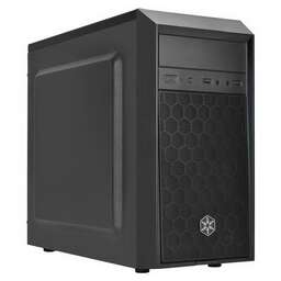 SILVERSTONE Корпус SST-PS16B Precision Mini Tower Micro ATX Computer Case, quiet, black