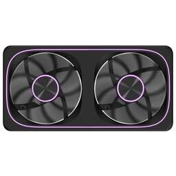 FORMULA Вентилятор для корпуса Air Fusion 2 Reverse ARGB 120х120x28 черный 4-pin 39.11дБ (упак.:2шт) (AIR FUSION 2 BK REVERSE) Ret