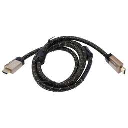 HAMA Кабель аудио-видео Premium HDMI (m)/HDMI (m) 1.5м. феррит.кольца позолоч.конт. черный 5зв (00205025)