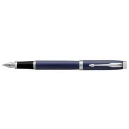 PARKER Ручка перьев. IM Core F321 (CW1931647) Matte Blue CT F ст.нерж. подар.кор