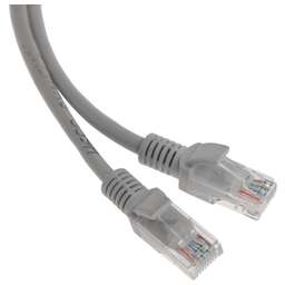 PREMIER Патч-корд PP12-5M 1000Гбит/с UTP 4 пары cat.5E CCA molded 5м серый RJ-45 (m)-RJ-45 (m)