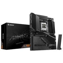 AORUS Материнская плата B850 STEALTH B850, AM5, 4*DDR5, 2*PCIEx16, 4*M.2, 2*TypeC, 2*USB3.2Gen2, 6*USB3.2Gen1, 8*USB2.0, 2*SATA3.0, 5G, HDMI, ATX, RTL