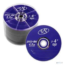 VS Диски DVD-RW 4,7 GB 4x Bulk/50 (620724)