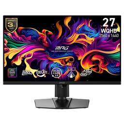 MSI 26.5" Монитор MPG 271QR QD-OLED X50, 2650x1440, QD OLED, 500Гц, 2хHDMI, 1хDP, черный [9s6-3cf49t-011]
