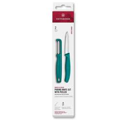 VICTORINOX Набор нож/овощеч. Swiss Classic 6.7114.21C1 компл.:2предм. зеленый европодвес
